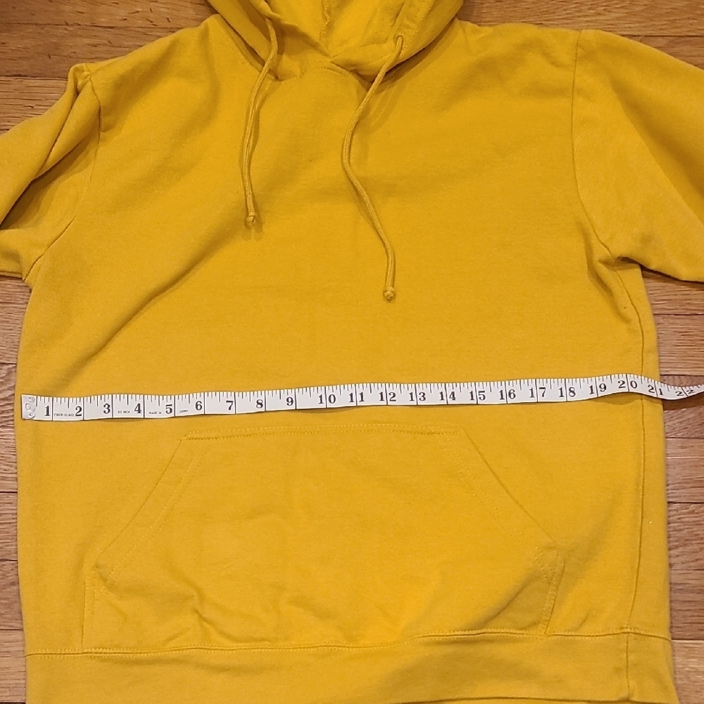 Men's Yellow Hoodie - Picture 3 of 8